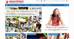 Desktop Screenshot of 1nightprint.de